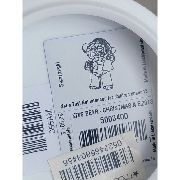 Swarovski Kris bear 2013 collectible xmas figure - Picture 6 of 6